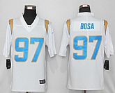 Nike Chargers 97 Bosa White Draft First Round Pick Vapor Untouchable Limited Jersey,baseball caps,new era cap wholesale,wholesale hats